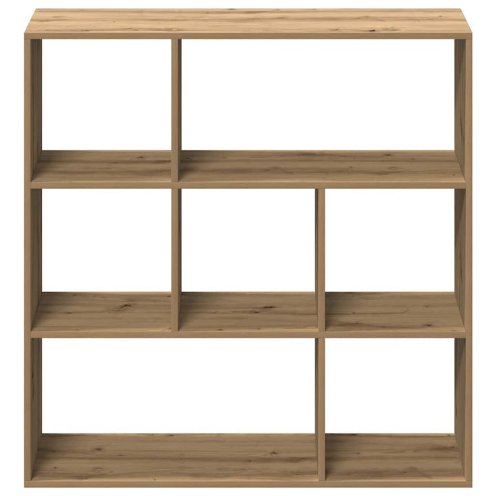 bogreol/rumdeler 102x29x103,5 cm konstrueret træ kunsteg