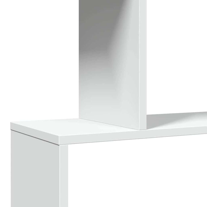 rumdelerreol 3-lags hvid 70x24x97 cm konstrueret træ