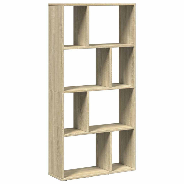 bogreol 60x20x120,5 cm konstrueret træ sonoma-eg