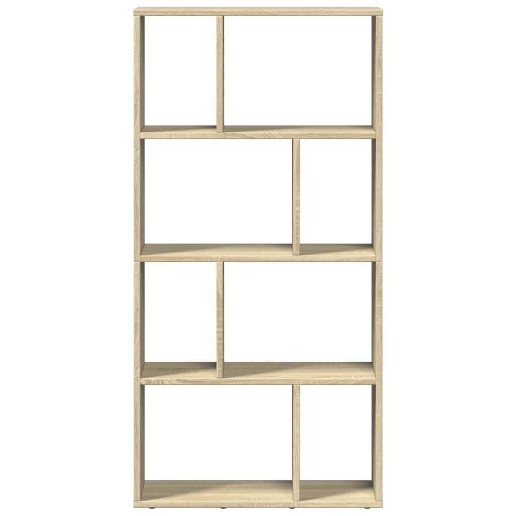 bogreol 60x20x120,5 cm konstrueret træ sonoma-eg