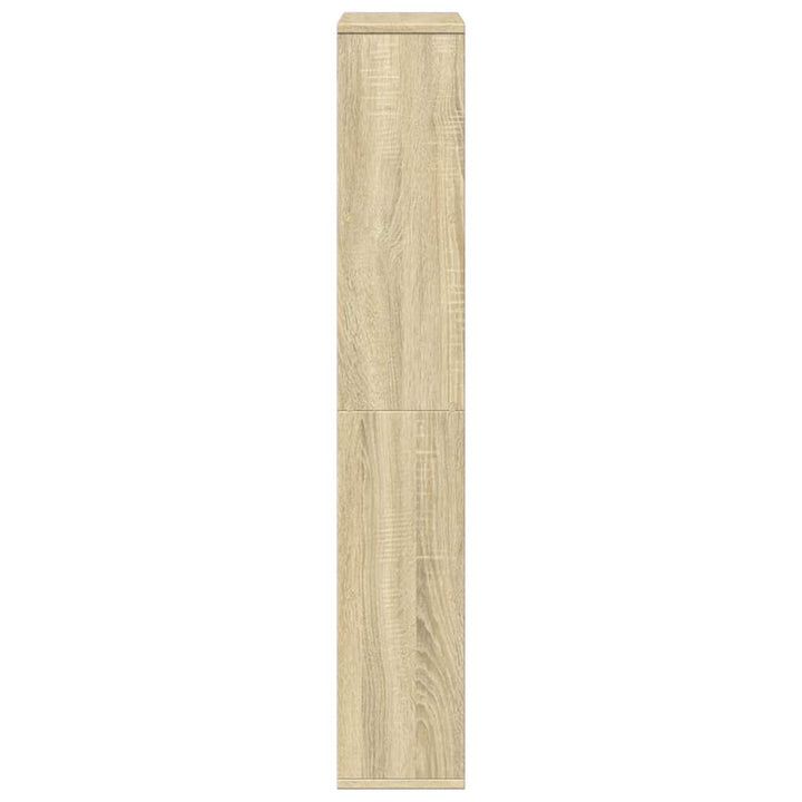 bogreol 60x20x120,5 cm konstrueret træ sonoma-eg