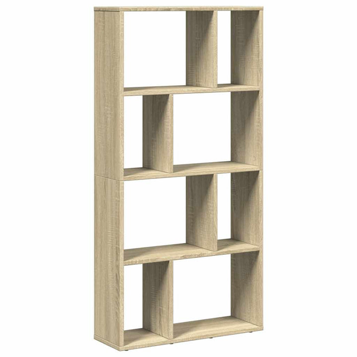 bogreol 60x20x120,5 cm konstrueret træ sonoma-eg