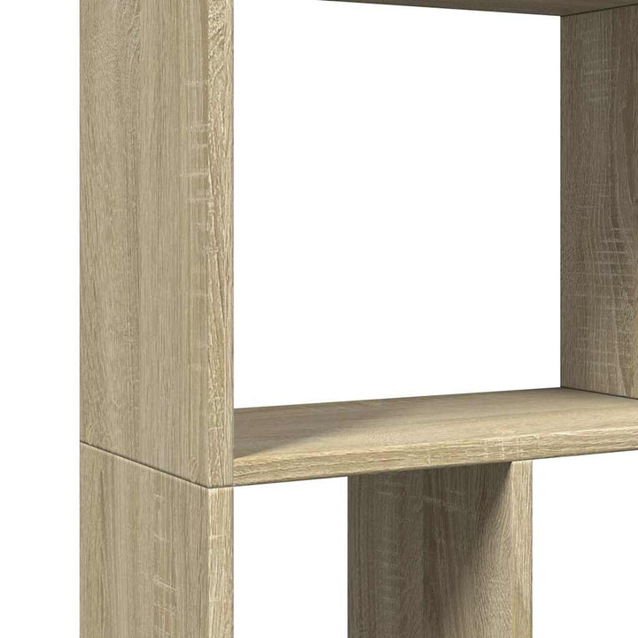 bogreol 60x20x120,5 cm konstrueret træ sonoma-eg