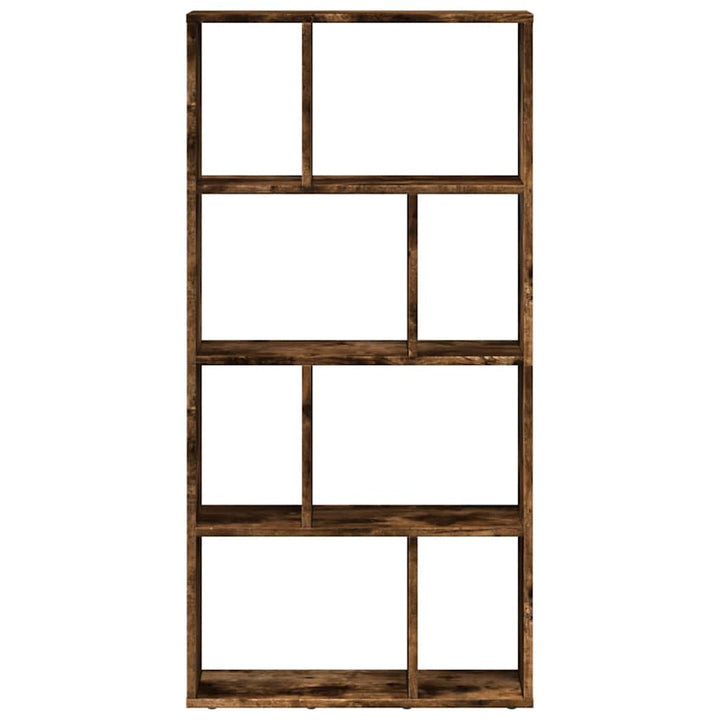 bogreol 60x20x120,5 cm konstrueret træ røget egetræsfarve