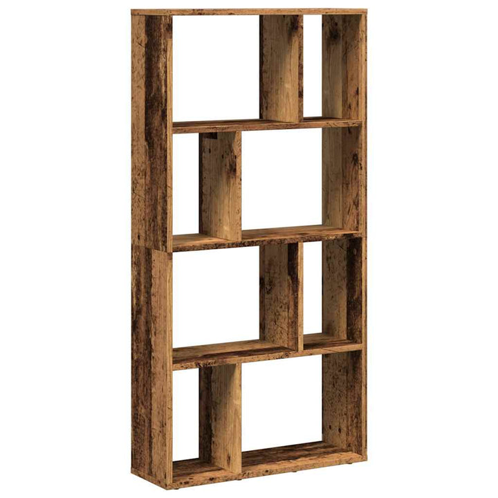 bogreol 60x20x120,5 cm konstrueret træ antikt træ