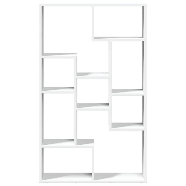 bogreol 72x20x120,5 cm konstrueret træ hvid
