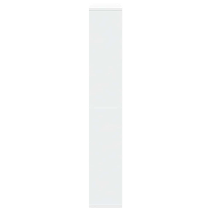 bogreol 72x20x120,5 cm konstrueret træ hvid