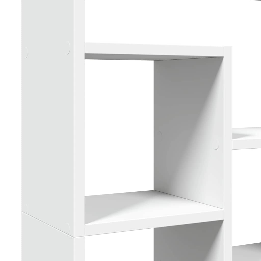 bogreol 72x20x120,5 cm konstrueret træ hvid