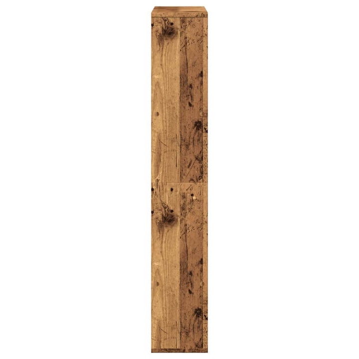 bogreol 72x20x120,5 cm konstrueret træ antikt træ