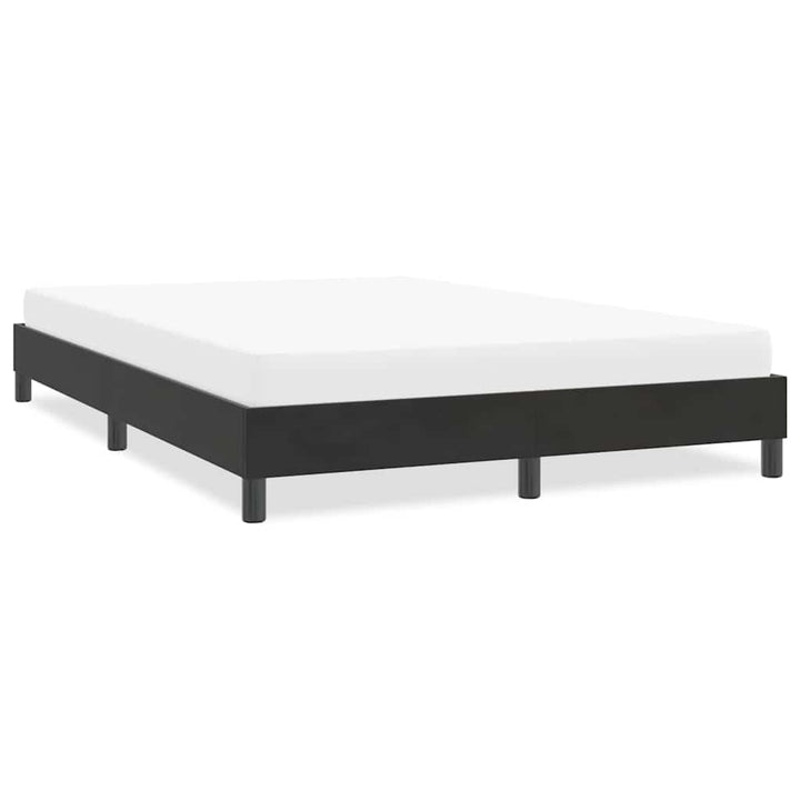 Sengeramme uden madras 140x210 cm fløjl sort