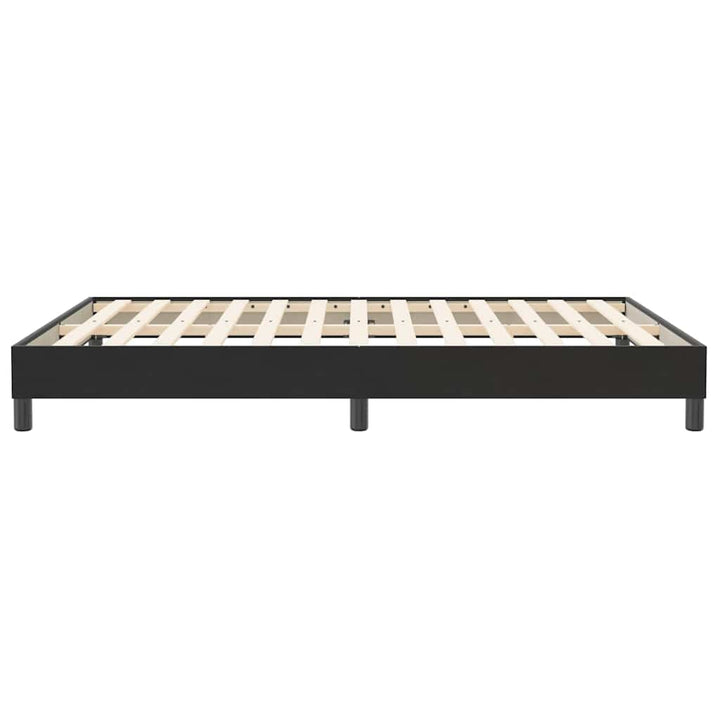 Sengeramme uden madras 160x210 cm fløjl sort