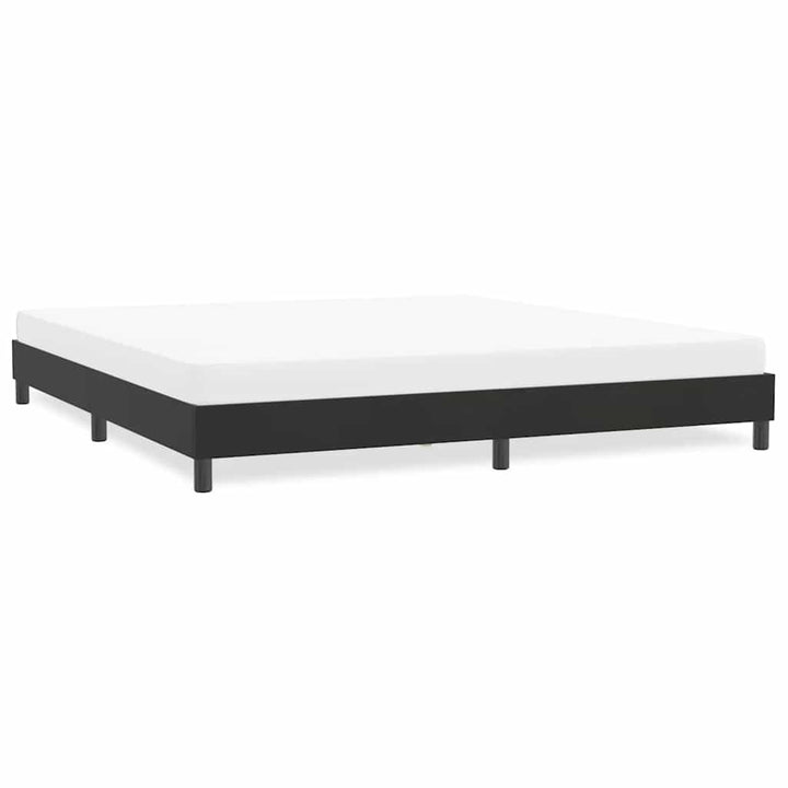 sengeramme uden madras 180x210 cm fløjl sort