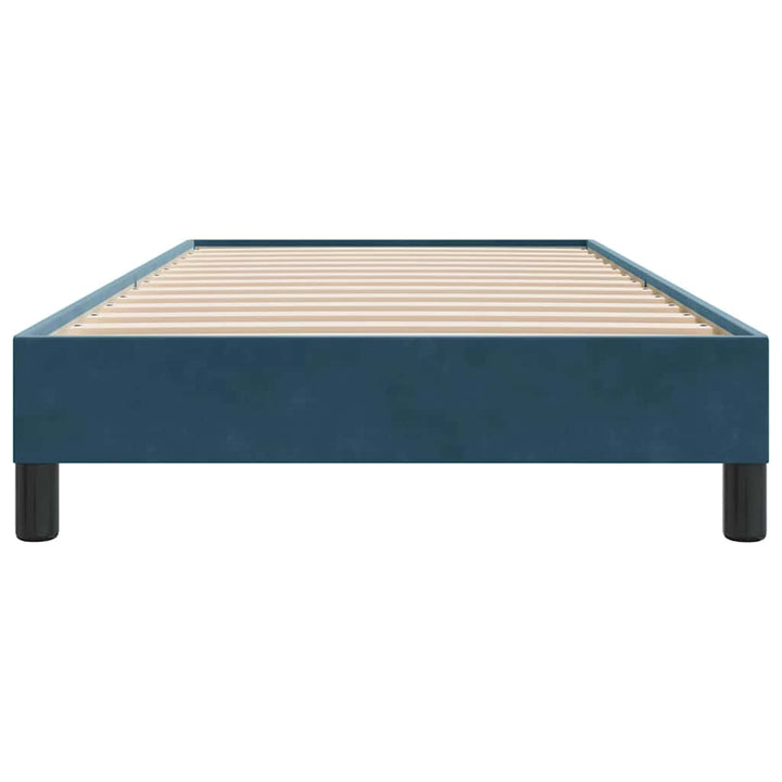 sengeramme uden madras 80x220 cm fløjl mørkeblå