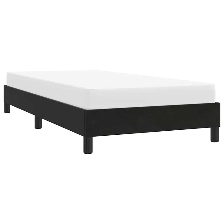 sengeramme uden madras 90x220 cm fløjl sort