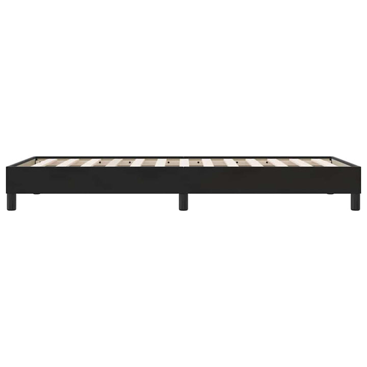 sengeramme uden madras 90x220 cm fløjl sort