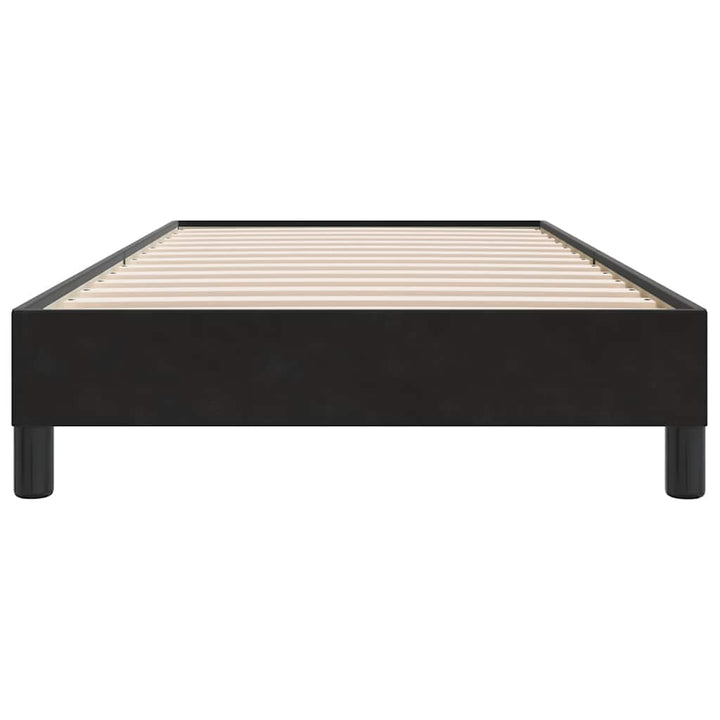 sengeramme uden madras 100x220 cm fløjl sort