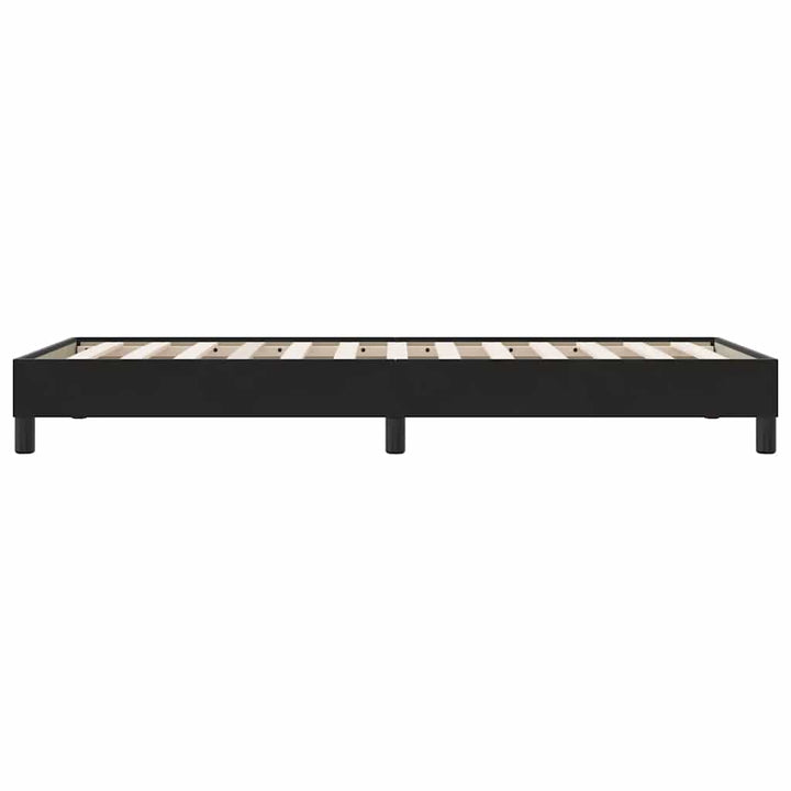sengeramme uden madras 100x220 cm fløjl sort
