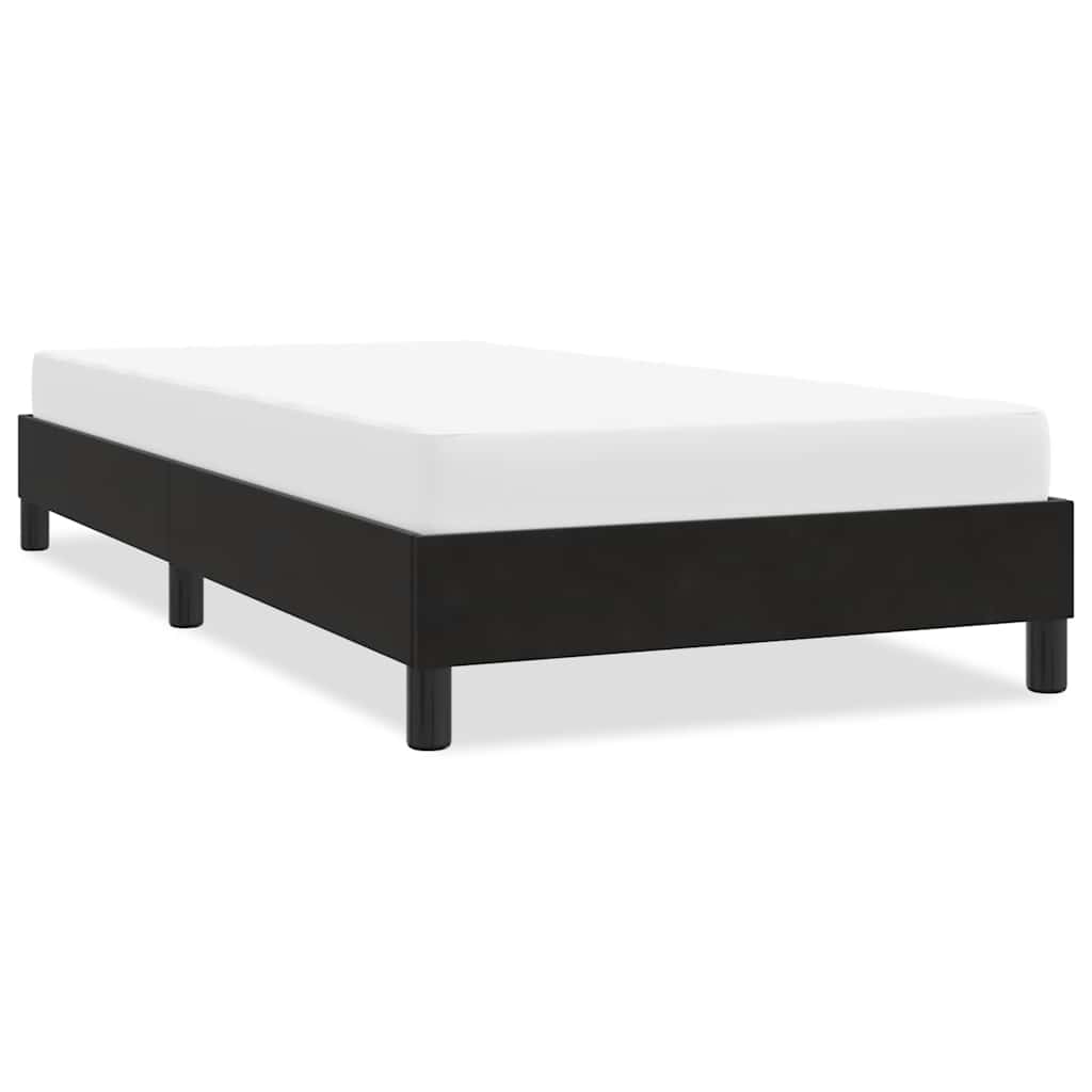 sengeramme uden madras 100x220 cm fløjl sort
