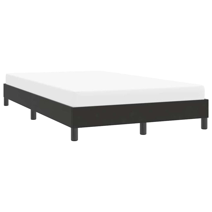 sengeramme uden madras 120x220 cm fløjl sort