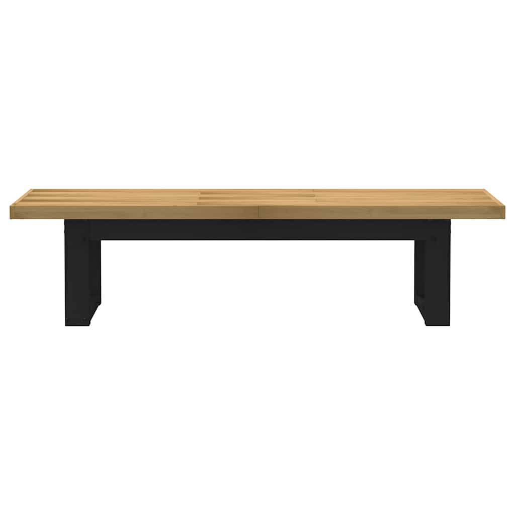 spisebænk NOAIN U-formede ben 180x40x45 cm massivt træ fyrretræ