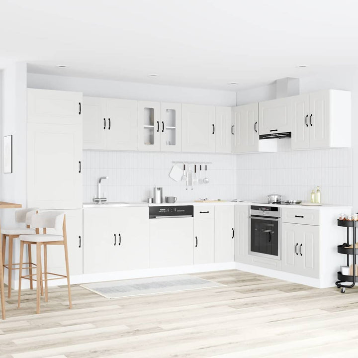 Køkkenskab Kalmar Hvid 80 x 46 x 81,5 cm Konstrueret træ