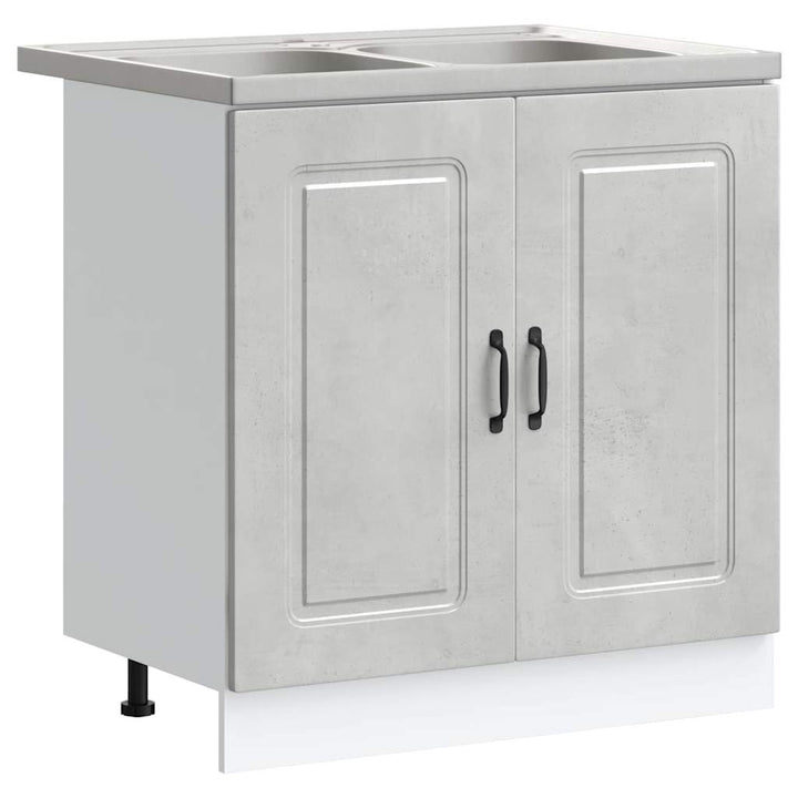 Køkkenskab Kalmar Beton Grå 80 x 46 x 81,5 cm Konstrueret træ