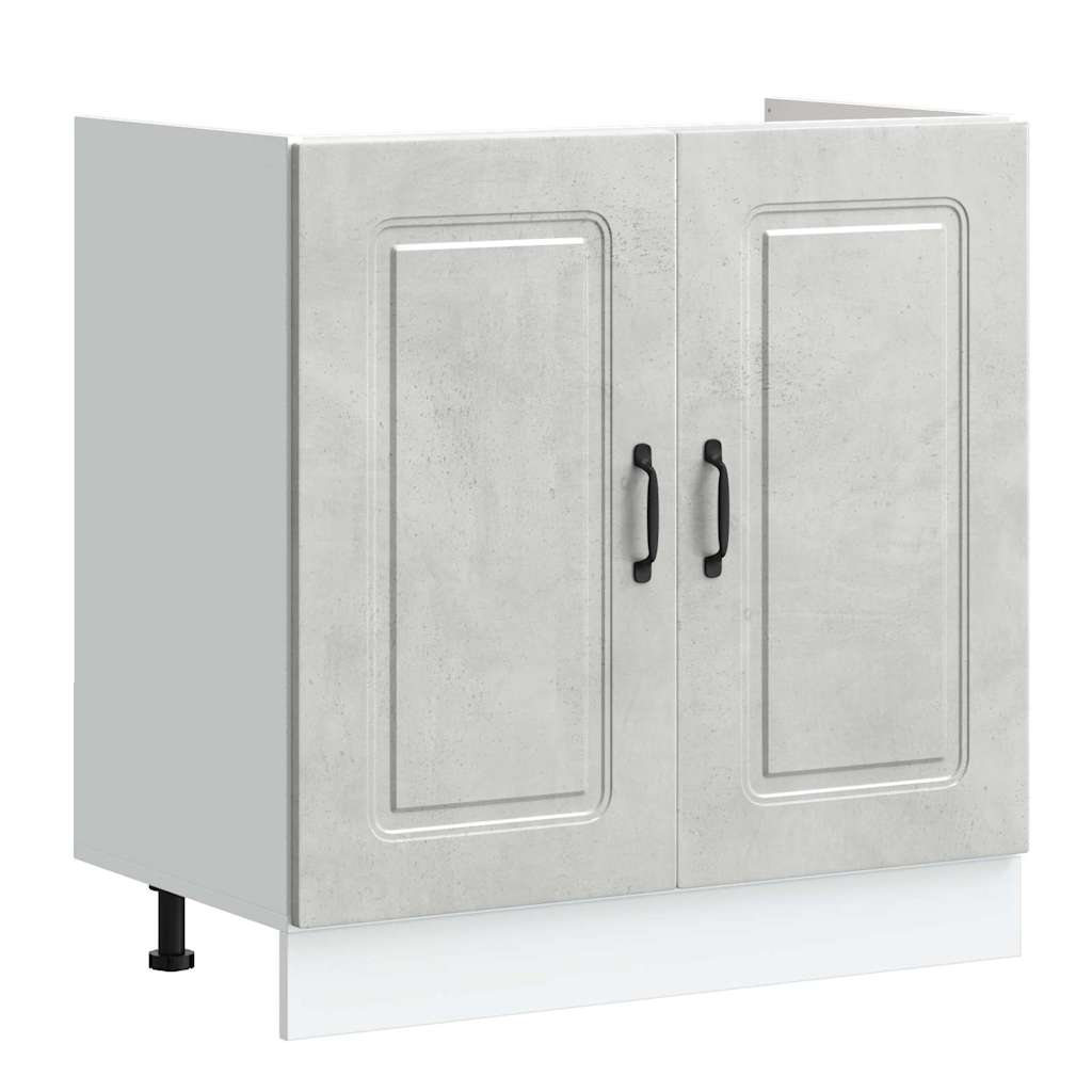 Køkkenskab Kalmar Beton Grå 80 x 46 x 81,5 cm Konstrueret træ