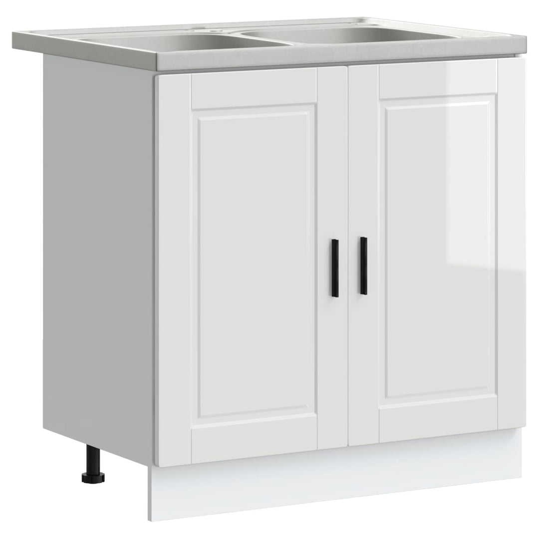 Vaskeskabsbase Porto 2 stk. Hvid 80 x 46 x 81,5 cm