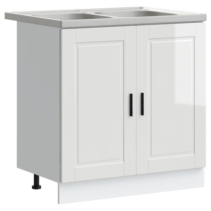 Vaskeskabsbase Porto 2 stk. Hvid 80 x 46 x 81,5 cm