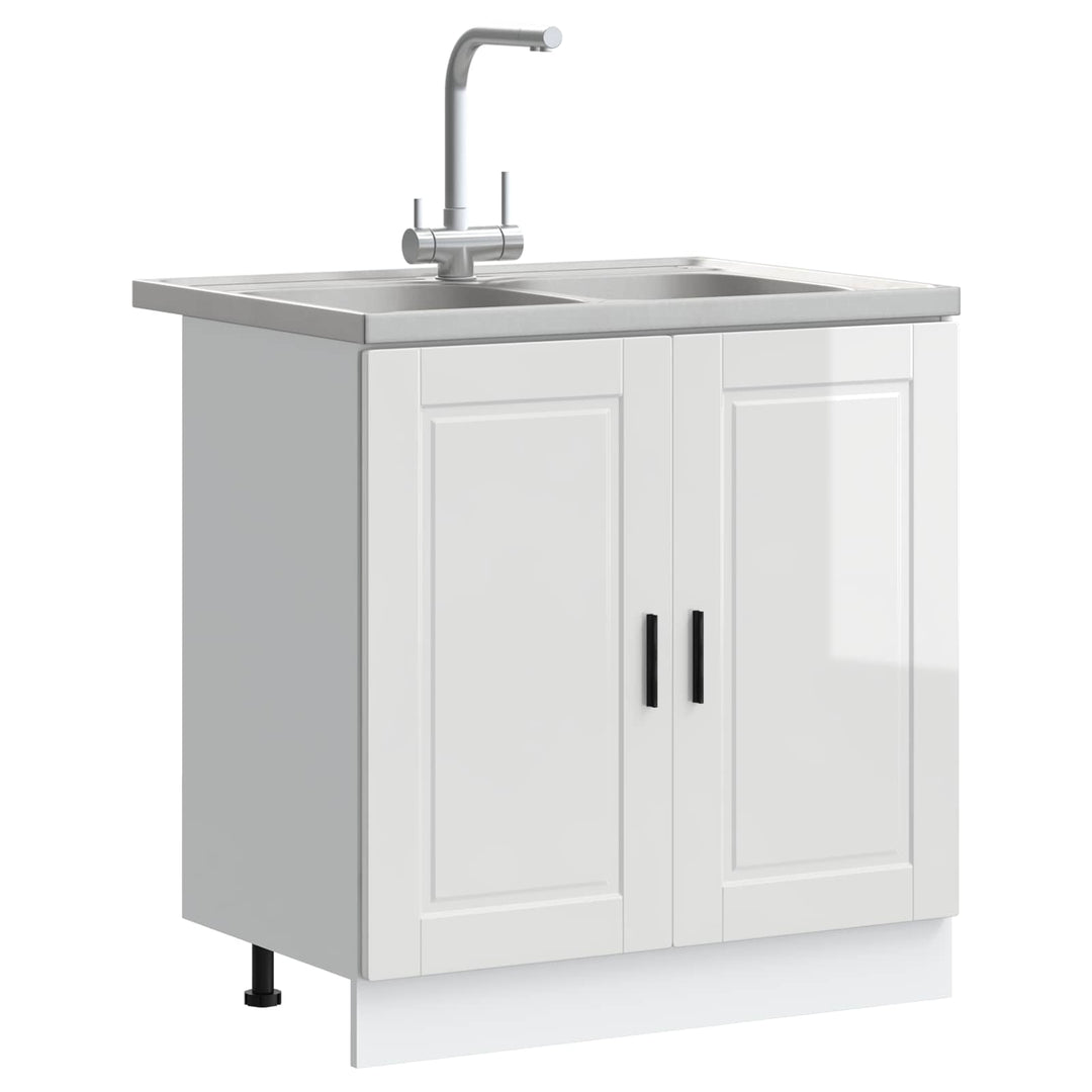 Vaskeskabsbase Porto 2 stk. Hvid 80 x 46 x 81,5 cm