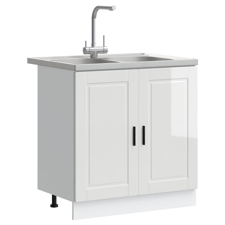 Vaskeskabsbase Porto 2 stk. Hvid 80 x 46 x 81,5 cm