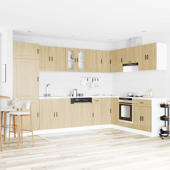 Vaskeskabsbase Porto 2 stk. Brun 80 x 46 x 81,5 cm