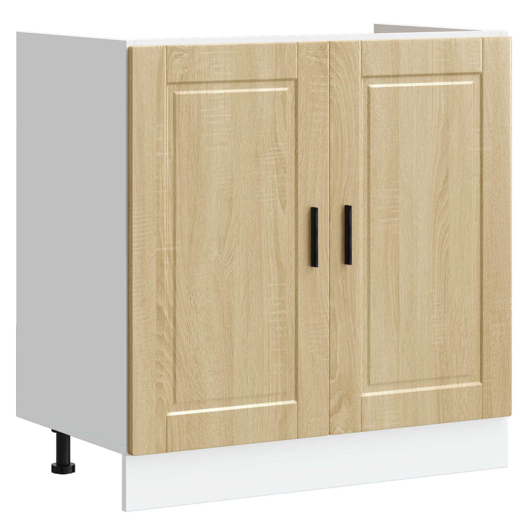 Vaskeskabsbase Porto 2 stk. Brun 80 x 46 x 81,5 cm