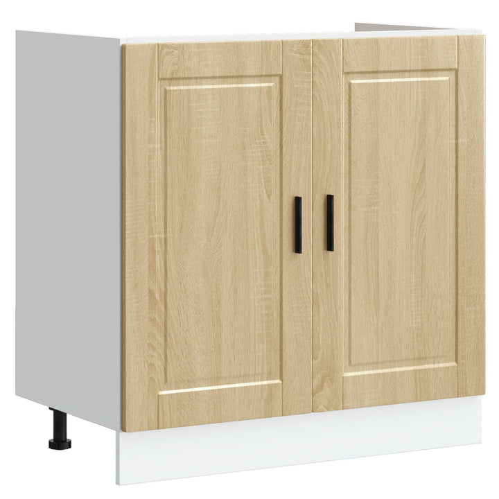 Vaskeskabsbase Porto 2 stk. Brun 80 x 46 x 81,5 cm