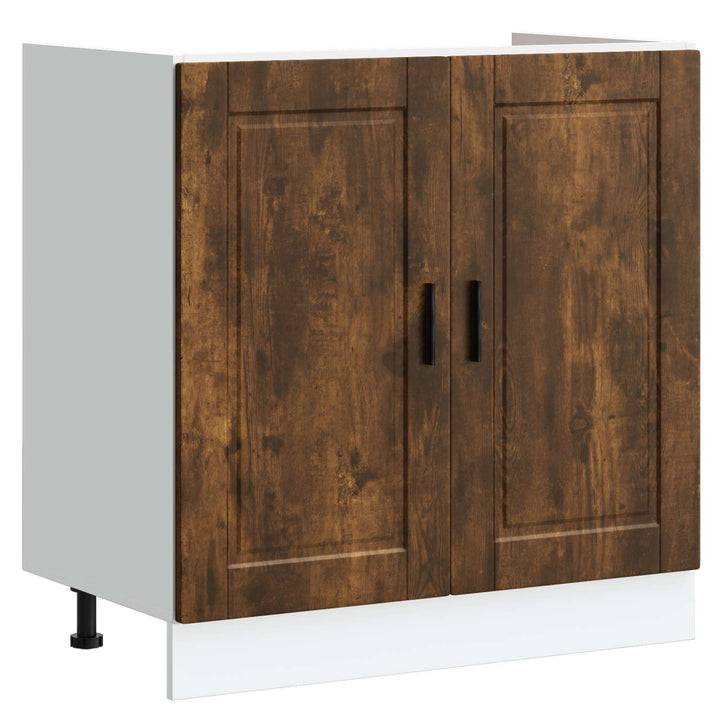 Vaskeskabsbase Porto 2 stk. Brun 80 x 46 x 81,5 cm