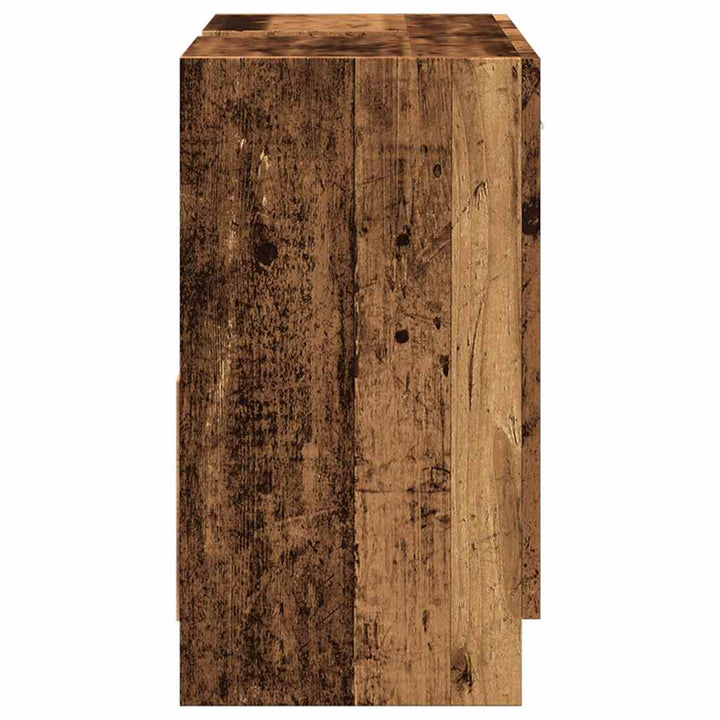 underskab til håndvask 63x30x54 cm konstrueret træ gammelt træ