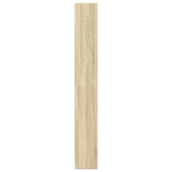 bogreol 40x24x176 cm konstrueret træ sonoma-eg