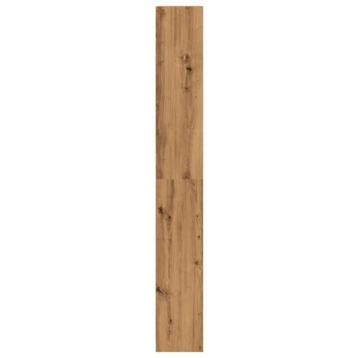 bogreol kunstnerisk eg 40x24x176 cm konstrueret træ