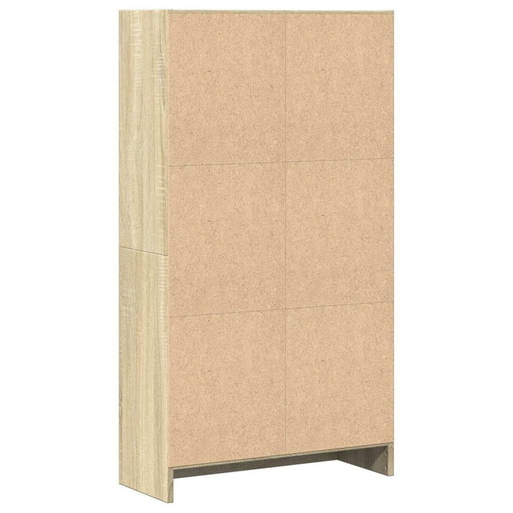 bogreol 60x24x109 cm konstrueret træ sonoma-eg