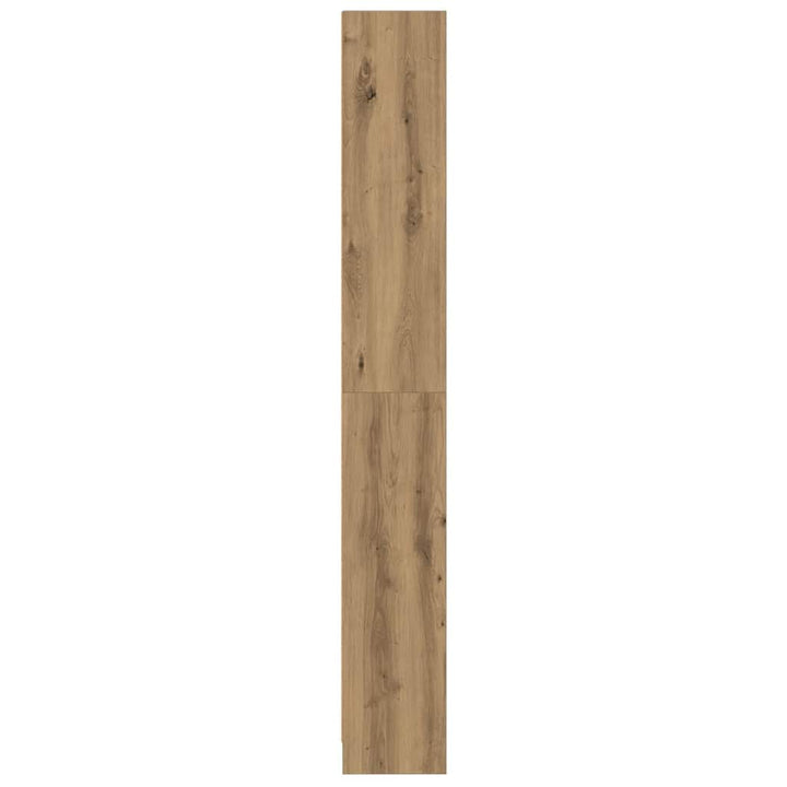 bogreol kunstnerisk eg 60x24x176 cm konstrueret træ