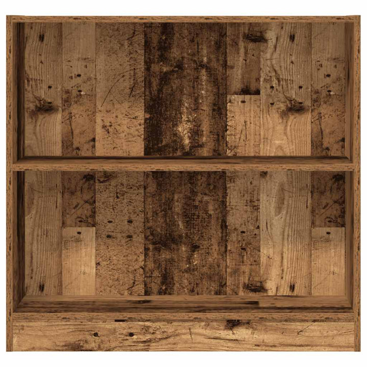 bogreol 80x24x76 cm konstrueret træ antikt træ