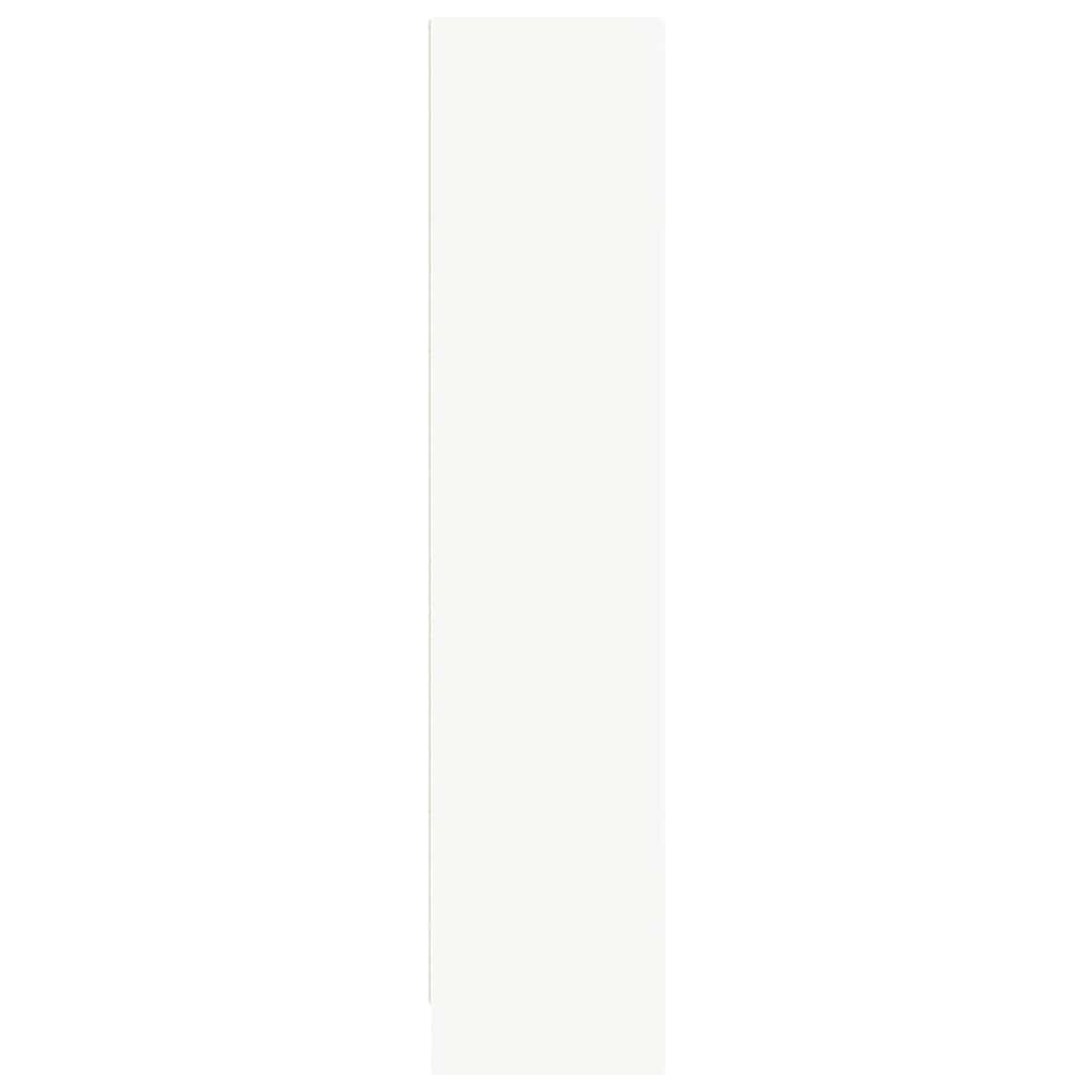 bogreol 80x24x109 cm konstrueret træ hvid