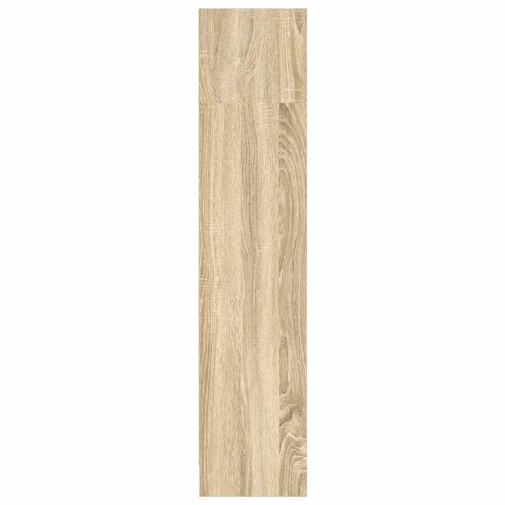 bogreol 80x24x109 cm konstrueret træ sonoma-eg