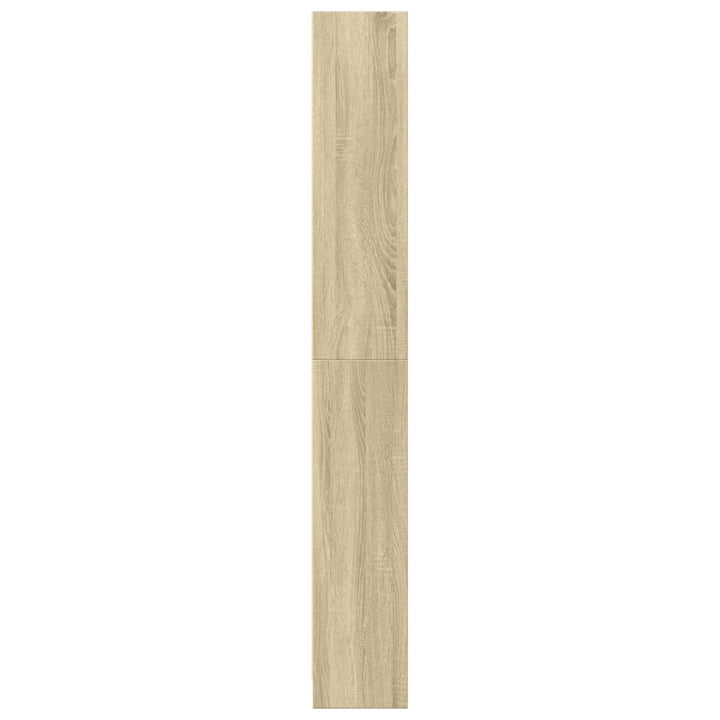 bogreol Sonoma eg 80x24x176 cm konstrueret træ