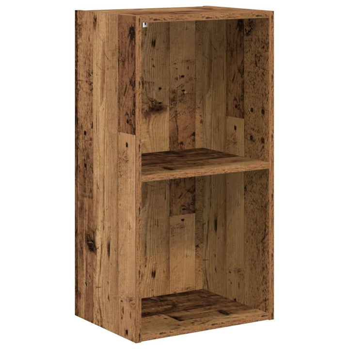 bogreol 40x30x77 cm konstrueret træ antikt træ