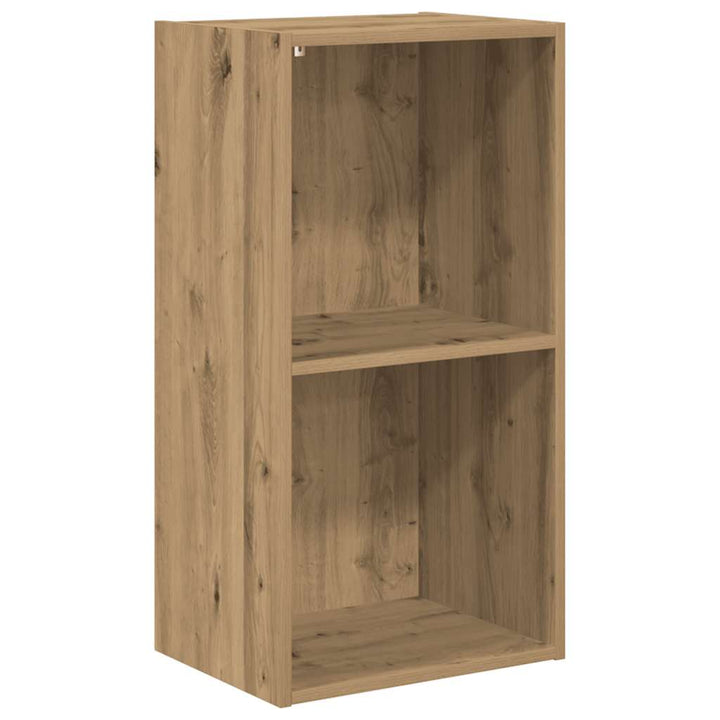 bogreol 40x30x77 cm konstrueret træ egetræsfarve