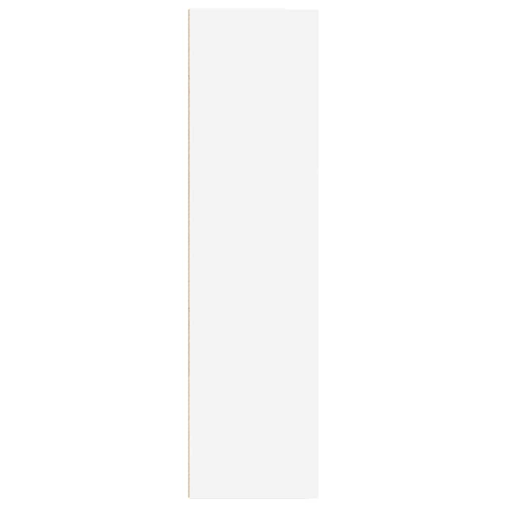 bogreol 40x30x114 cm konstrueret træ hvid