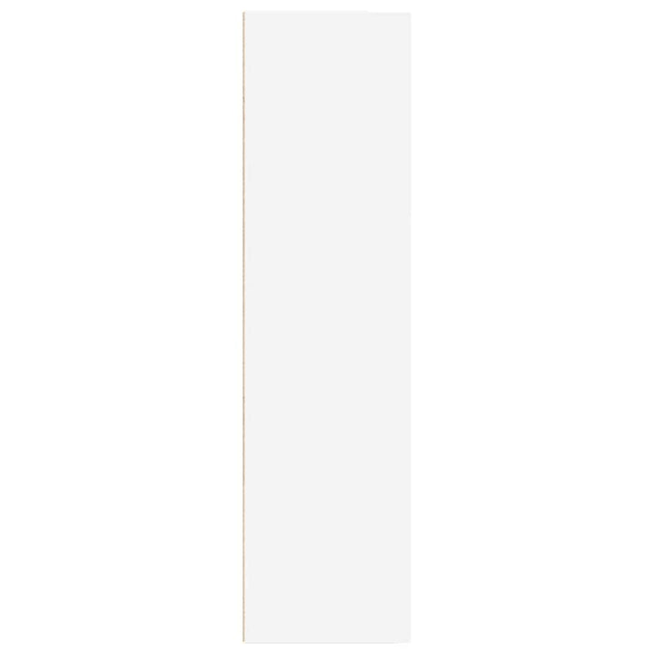 bogreol 40x30x114 cm konstrueret træ hvid