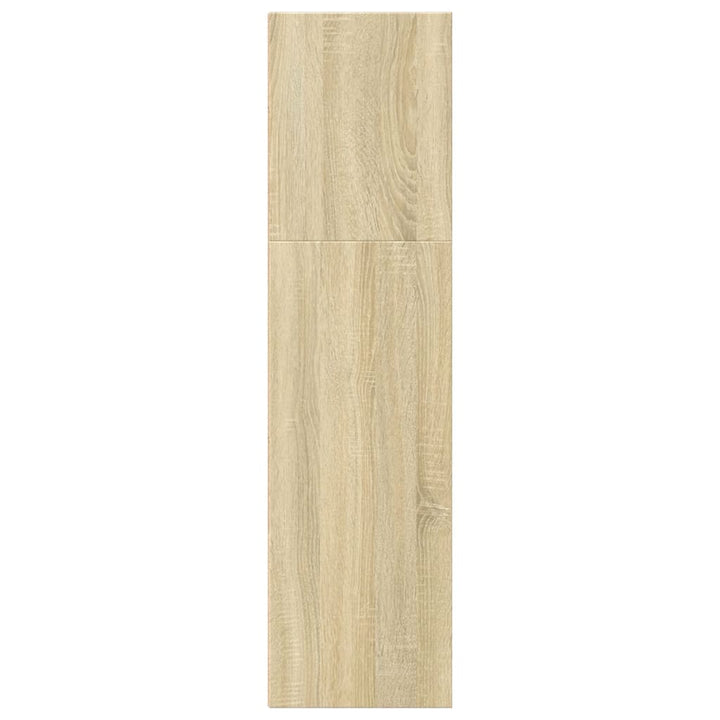 bogreol 40x30x114 cm konstrueret træ sonoma-eg