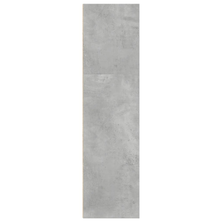 bogreol 40x30x114 cm konstrueret træ betongrå